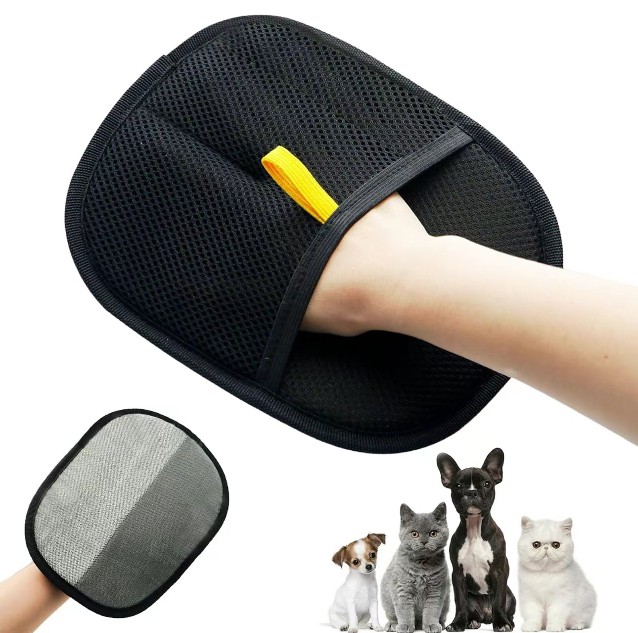 Pet Static Hair Removal Gloves, Hair Removal Brush, Adhesive Hair Remover, Hair Cleaning Supplies, Cat Hair, Dog Cleaning Gloves