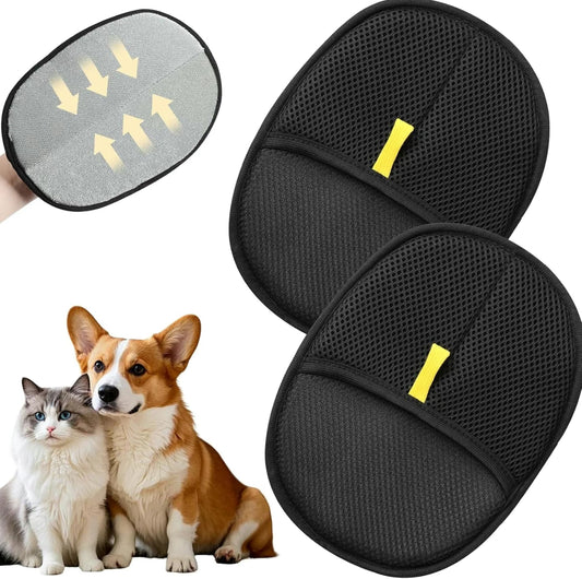 Pet Static Hair Removal Gloves, Hair Removal Brush, Adhesive Hair Remover, Hair Cleaning Supplies, Cat Hair, Dog Cleaning Gloves