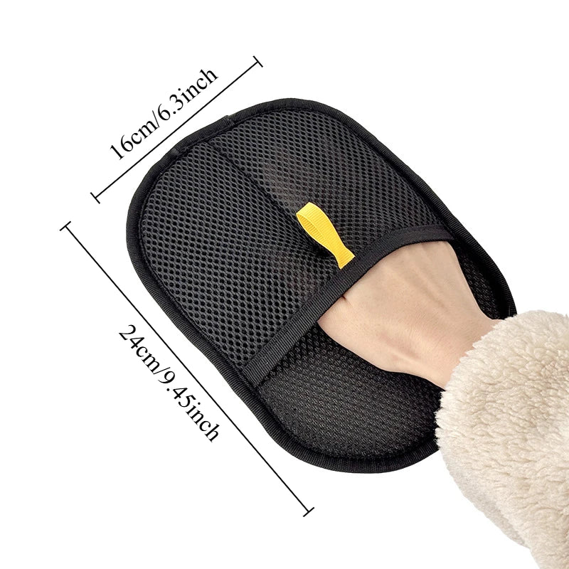 Pet Static Hair Removal Gloves, Hair Removal Brush, Adhesive Hair Remover, Hair Cleaning Supplies, Cat Hair, Dog Cleaning Gloves